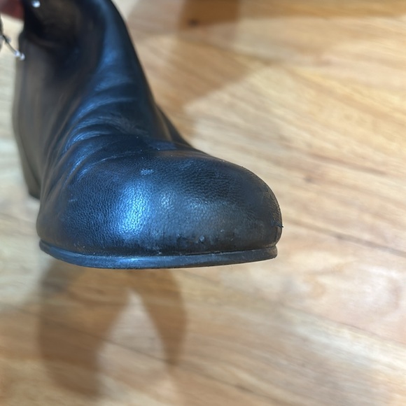 Stuart weitzman black leather wedge boot - Picture 4 of 15